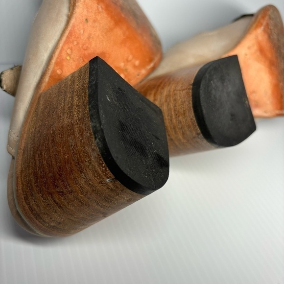 Freebird by Steven Heels Womens 6 Caprice Mules Slip on Leather Western Party - Picture 6 of 6